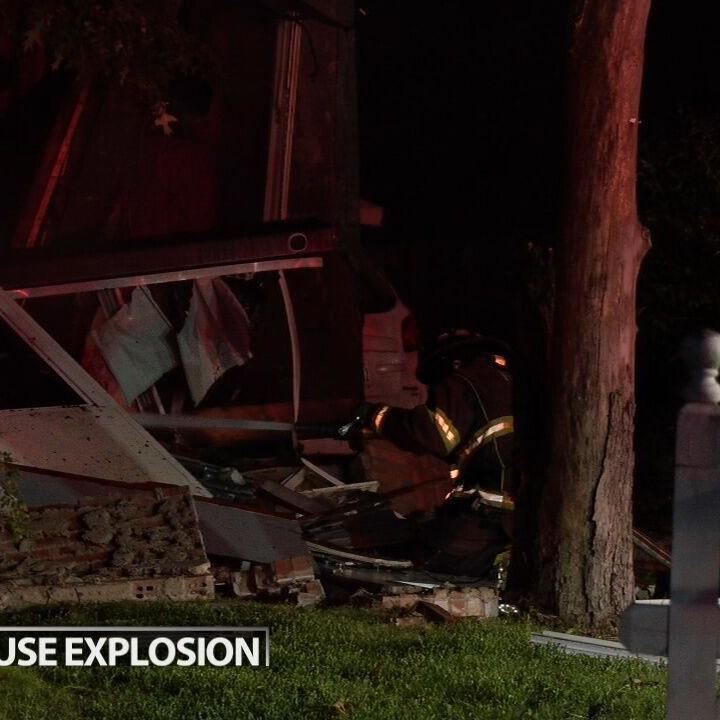 Crews continue to clean up debris after house explosion overnight in Jeffersonville